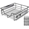 KESSER® Cassetto telescopico, cassetto da cucina, cucina, cestello estraibile, completamente estraibile