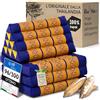 livasia cuscino a cuneo kapok - 175x50x8cm - materasso pieghevole a 3 segmenti, cuscino per la schiena pieghevole, tappetino thai, fatto a mano (Blu/Giallo)
