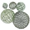 Cabilock Rack a Sfera Di 5 Pezzi Supporto Per Composizioni Floreali Topiaria Cornice Per Decorazioni Da Giardino 9.84In Forma Sfera Per Piante Artificiali Elegante E Robusto