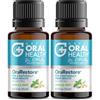 Great Oral Health OraRestore Trattamento per alitosi per adulti alitosi: risciacquo orale formulato dal dentista concentrato olio per denti dentifricio liquido, collutorio per alito fresco per secchezza della bocca