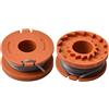 Daaxing Confezione da 2/4/10 bobine e filo per powerbase per decespugliatore N0F-GT-300/20-E, accessori di ricambio per decespugliatore, bobine di alimentazione automatica (2 pezzi)