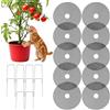 Generico Griglia Per Vasi Per Piante | 10 Pezzi Rete A Griglia Protettiva Tagliabile Con | Protezione Per Terriccio Da Vaso Da Giardino Esterno | Per Cani Gatti Animali Scoiattolo Cucciolo Giardino Esterno