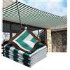ZHJSHOU Teli Ombreggianti Da Esterno,Rete Ombreggiante Antistrappo,Tenda da Sole Crittografia a 12 Pin,per Esterno, Giardino e Terrazza, Piscina,Verde Bianco,2X4m