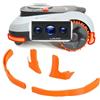 Generisch Protezione per bordi per Segway Navimow i2 LiDAR (i208, i215 e i220), protezione per robot tosaerba, arancione