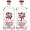 Nonino Distillerie Nonino, ÙE acquavite d'uva Monovitigno Nonino Il Fragolino 38 gradi - 500 ml (Confezione da 2)