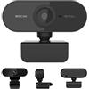 Generic Webcam per PC - Webcam con microfono | Telecamera streaming regolabile a 360° | Fotocamera per computer con microfono | Videocamera HD 720P con microfono | Videocamera driver per computer portatile PC