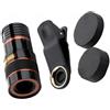EXAOMBLE Lente Telescopica con Clip Facile da Installare 8x con Ottico Plastica e Vetro, Obiettivo per Compatto e Portatile per Smartphone