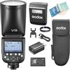 GODOX V1Pro-S TTL Flash Speedlite 76Ws HSS 1 / 8000s 2.4G Wireless Testa Rotonda Speedlight per Fotocamera Sony A77II A99 A6000 A7R A7RII A7RIII A7M3 A9 A7RIV A7R5 ZV-E10