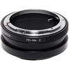 Blackdove-cameras Adapter per obiettivi Canon FD-FL su fotocamera Nikon Z mirrorless. Adattatore.