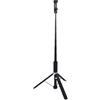 Garsent Treppiede per Selfie con Apertura Automatica e Chiusura, 9 Sezioni Estensibili, Altezza 187 Cm, con 2 Supporti per Slitta Fredda e Telecomando Magnetico, per Action Cam del