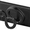 Generisch Supporto per cellulare in metallo rimovibile - soluzione per ricarica wireless, supporto magnetico per anello per cellulare con giunto girevole a 360°, magnete forte N52 + lega di zinco, robusto | per