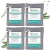 Dopaka Sacchetti al carbone di bambù attivo per purificare l'aria,sacchetti purificatori per aria fresca come in natura,assorbi-odore al carbone attivo per stanze,deodoranti per auto(6 * 200g)