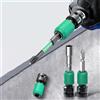 Getdoublerich Adattatore a bussola esagonale da 1/2 pollice a 1/4 di pollice, convertitore a sgancio rapido per chiave elettrica ad aria compressa, utensili pneumatici e punte da trapano, argento