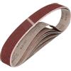 sourcing map Nastri abrasivi in ossido di alluminio, 50 mm x 1067 mm, 6 pezzi, grana 40, per lavorazione del legno, lucidatura dei metalli, affilacoltelli