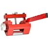 Sumsoctober Scalpello ad angolo fisso guida per affilatura di precisione costante con lega di ossido di alluminio adatta per pialle da banco ferri e scalpelli Manico ergonomico portatile 12,7 x 1,5 x 0,7 (rosso)