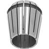 AMONIDA Utensile per Incisione CNC Resistente Agli Urti con Pinza a Molla per Centro di Lavoro, Lega Dura (D=22mm)