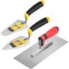 Generic Cazzuola Utensili Per Cemento | 3 Pezzi Cemento Strumenti Set Con Maniglia,Strumenti di Finitura Piana Per La Riparazione Malta Riempimento Leghe Stucco Pavimento