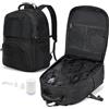 VENATIN Zaino da Viaggio con Sottovuoto con Pompa Zaino Borse da Cabina Easyjet 45x36x20 Bagaglio a Mano Uomo per Laptop da 17 Pollici,Nero