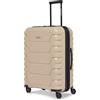 Smartbox valigia rigida M+ estendibile 66 cm | trolley 45×28-31×66 cm con 4 doppie ruote & serratura TSA | polipropilene leggero - Edition 01