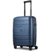 REDOLZ valigia cabina 55 cm rigida espandibile TSA 4 ruote bagaglio a mano Essentials 11+
