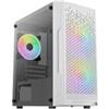 AEROCOOL Trinity Mini-Tower V2, vetro temperato - bianco