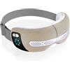 SereneLife Massaggiatore oculare SereneLife con funzione termica, maschera elettrica per gli occhi con 5 modalità, musica via Bluetooth, vibrazione e funzione di raffreddamento