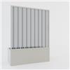 Idralite Porta doccia sopravasca in PVC a soffietto 160 cm H 150 mod. Ibisco con apertura laterale