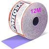 PMIQSA Grana 320 Rotolo Di Carta Vetrata, 70mm X 12 M Rotoli Di Carta Vetrata Ceramica Per Automotive, Levigatura Del Legno, Finitura Di Metalli, Plastica(Viola)