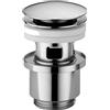 Paffoni ZSCA010CR Scarico 1'1/4 CLIC-CLAC automatico piletta H.60 con troppo pieno