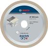 Bosch 1x Disco diamantato PRO Ceramic per tagliapiastrelle, foro 25,4 mm (per Piastrelle, Piastrelle dure, Ø 180 mm, Professional Accessorio Sega da banco)