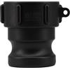 YeulYuuri Raccordo a camma e scanalatura da 2, adattatore IBC Tote A200, 2 Buttress x adattatore maschio 2, filettatura grossa da 5,1 cm, 1 pezzo