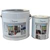 Generico RESINA EPOSSIDICA BICOMPONENTE PER PAVIMENTI LUCIDA - FACILE APPLICAZIONE A RULLO - RESA 40/50 MQ - 5 Kg (Verde RAL 6005) RISULTATO PROFESSIONALE