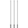 QUARKZMAN 3 Pezzi Punta Cacciavite A Testa Torx T20 Ainnesco Esagonale 1/4 Lunghezza 8 (200mm) Punta Magnetica Senza Foro Anti-Manomissione A Stella A 6 Punte Cacciavite Per Trapano.