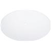 PATIKIL Paralume Diffusore, 9,5 Diametro con 3/8 Centro Foro Rotondo Diffusore per Tamburo Paralumi Pendenti Luce Adatto 10-12 Aperture, Satinato Bianco
