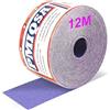PMIQSA Grana 60 Rotolo Di Carta Vetrata, 70mm X 12 M Rotoli Di Carta Vetrata Ceramica Per Automotive, Levigatura Del Legno, Finitura Di Metalli, Plastica(Viola)