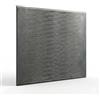 LUNA WAY CAST IRON 50 x 50 x 1 cm - Lastra per camino modello EDGE | Conserva e riflette il calore | Resistenza all'usura e corrosione | Installazione semplice | Piastra 100% Ghisa qualità LUNAWAY