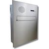 DOLS A-04 Cassetta postale in acciaio inox dotata di campanello e citofono (profondità: 10 cm) - LETTERBOX24.de