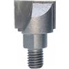 NEFLUM Frese Per Filettatura In Tungsteno Con Codolo Da 10 Mm Frese Per Fresa Per La Pulizia Del Fondo CNC Frese Per La Lavorazione Del Legno Utensili Per Taglierina Per Porte,16,5 Mm
