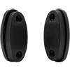 inferramenta Set 2 Fermapersiana Magnetico Nero | Blocca Persiane Professionale per Porte, Finestre e Scuri | Interasse 42mm -Misura 59x29mm | Made in Italy
