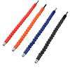 TOOLSTAR - Cacciavite flessibile, 1/4, 300 mm, flessibile, flessibile, adattatore di estensione per trapano, attacco universale - 1 pezzo, colore: Blu