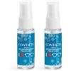 Contacta, Antifog, Spray Antiappannamento per Occhiali, Utile per Pulire le Lenti e da Portare Sempre con Sé, Garantisce Visione Nitida e Libera, 20 ml (Confezione da 2)