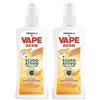 Vape Derm Lo Scudo Attivo Lozione Antipuntura, Repellente Zanzare, Protegge da Zanzara Comune, Tigre, Tropicale, Efficace a 8 Ore, 100 ml (Confezione da 2)
