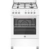 La Germania PRONTA CONSEGNA - SPEDIZIONE IMMEDIATA La Germania SE664EB24 Cucina Libera installazione 60 x 60 cm 4 Fuochi Gas Forno Elettrico Finitura Bianco Griglie Smaltate