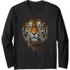 Year Of The Tiger Fashion And Prints Camicia con stampa di gatto grande amante della fauna selvatica in pericolo di estinzione del Bengala Maglia a Manica