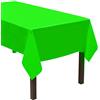 Party Essentials Tovaglia in plastica resistente, disponibile in 44 colori, 137,2 x 274,3 cm, verde neon