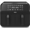 bella Friggitrice ad Aria Digitale da 8 L, Multifunzione 5-in-1 con Griglia e Cestello Antiaderenti Rimovibili e Lavabili in Lavastoviglie, 1400 Watt, Nero
