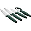 Karaca Dr Inox Set di Coltelli da Cucina 4 Pezzi Verde Lame, Acciaio Bağlı Manici Ergonomici per Frutta ve Verdura Lavaggio ve Mano Garanzia 2 Anni