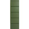 KARE Design scarpiera Caruso, verde oliva, 5 ante basculanti per max. 10 paia, conservazione oggetti, salvaspazio, 173x50x15cm, corridoio, ingresso, stile minimalista, design e praticità