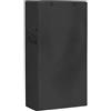Eawfgtuw Copertura antipolvere impermeabile in tessuto Oxford 420D, con cerniera, resistente, con strato interno in poliuretano rivestito in argento, nero, varie misure (76 x 35 x 157 cm)