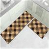 Aoojlo Tappetini da Cucina, Tappeto Cucina Antiscivolo Lavabile, Tappeti da Cucina Assorbente, Tappetino Tappeti Passatoia Cucina Corridoio Soggiorno Lavanderia Bagno Zerbino 60x160cm, Plaid